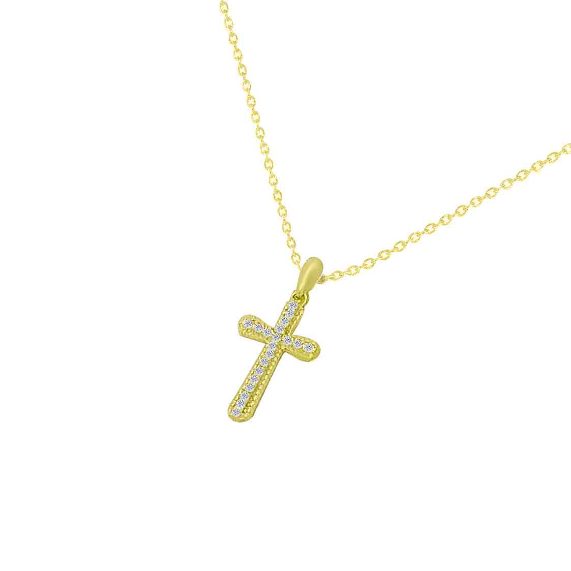 Cross Diamond Pendant PD31365A